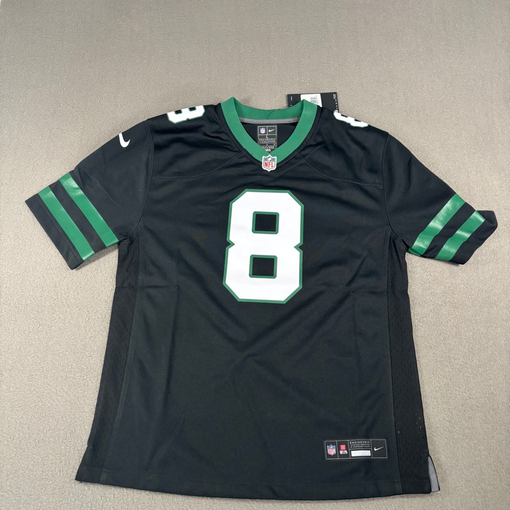 Nike New York Jets Aaron Rodgers Jersey Youth Size L Black 9Z1B7N3P9-NYJAR